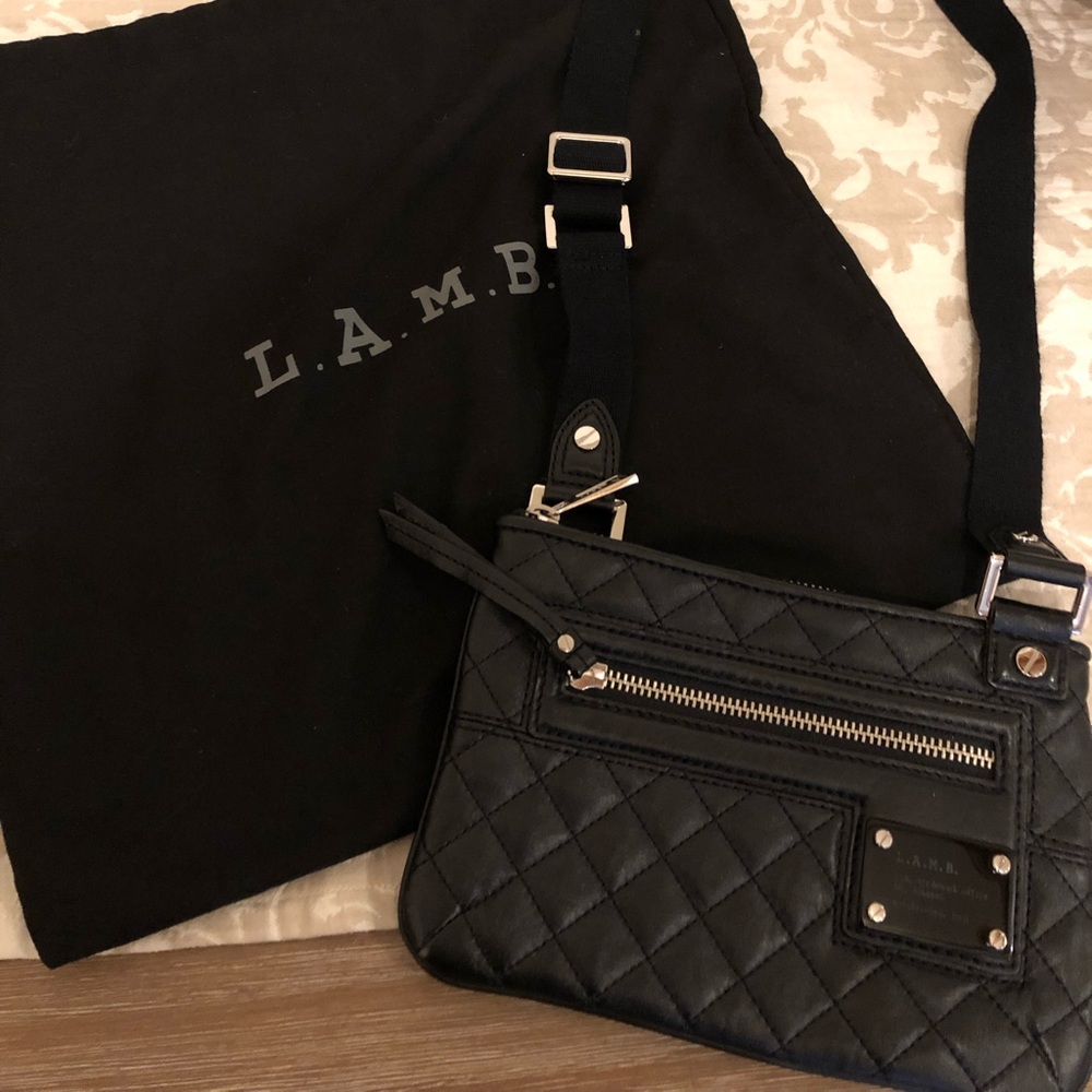Small black L.A.M.B crossbody